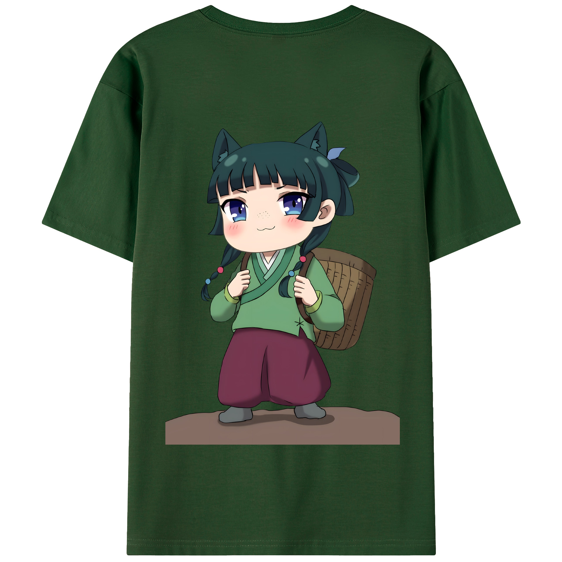（画像用） 薬屋のひとりごと The Apothecary Diaries 綿100％半袖Tシャツ（背面プリント）